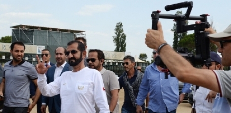Sheikh Mohammed a San Rossore per le gare di Toscana Endurance Lifestyle 2016