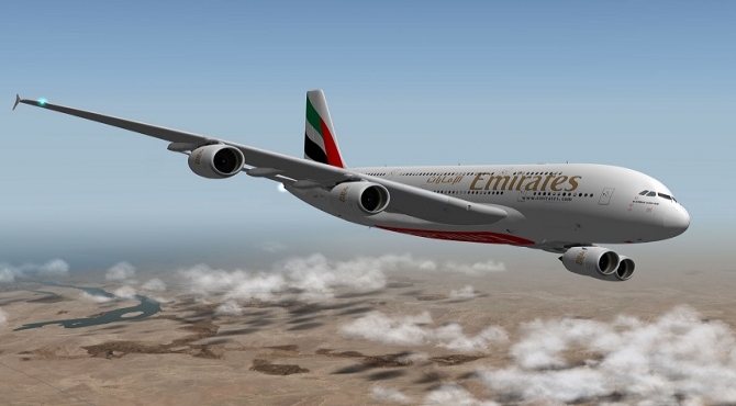 The new Emirates A380
