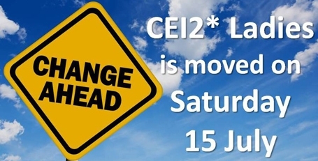 Breaking News: la CEI2* Ladies is on Saturday 15 Luglio